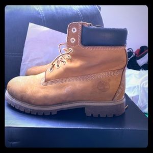 Timberland classics size 10.5 Jordans in closet